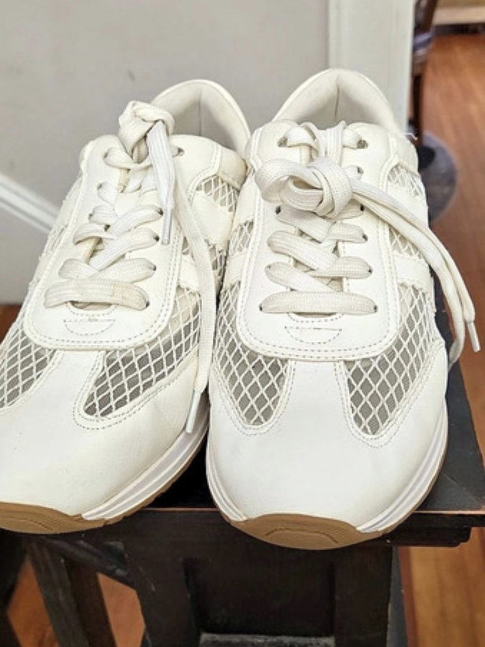 Dolce Vita JAMMY Women's White Mesh Sneakers Size 9